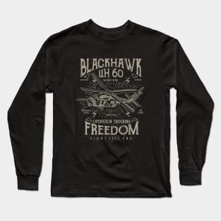 Blackhawk Helicopter - Operation Enduring Freedom Long Sleeve T-Shirt